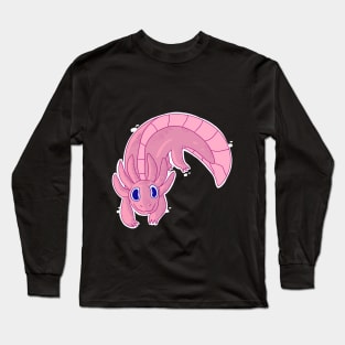 Floating Axolotl Long Sleeve T-Shirt